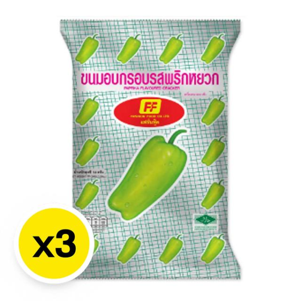 Bánh nướng giòn vị ớt chuông 58g ( Gói 3 )