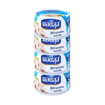 ทูน่าชนิดก้อนในน้ำเกลือ 170g ( แพ็ค 4 )