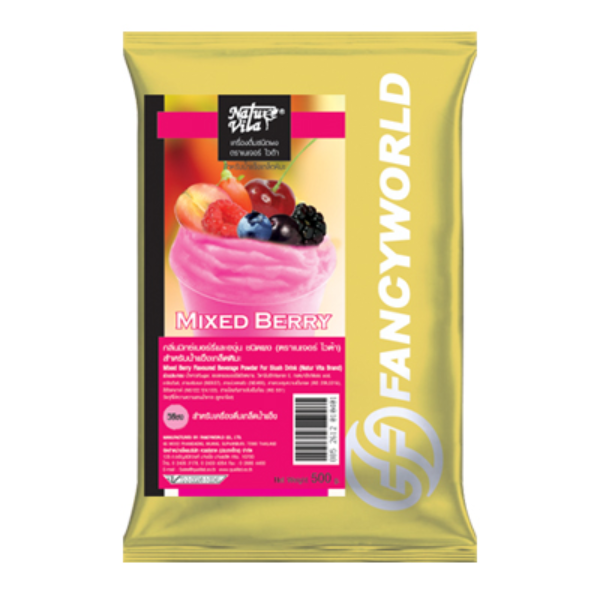 Fruchtgetränkepulver, Geschmack: gemischte Beeren, 500 g