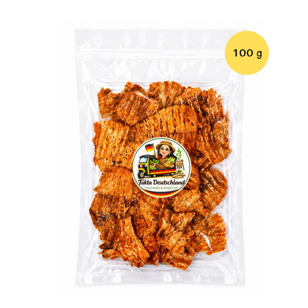 Shredded squid, spicy flavor, 100g