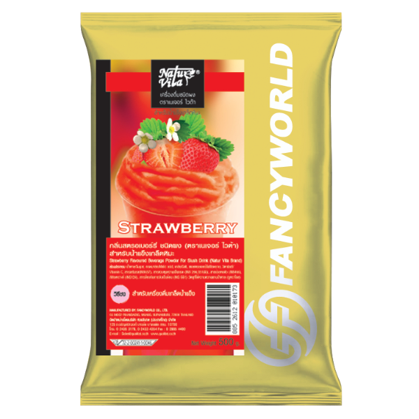 Fruchtgetränkepulver mit Erdbeergeschmack, 500 g
