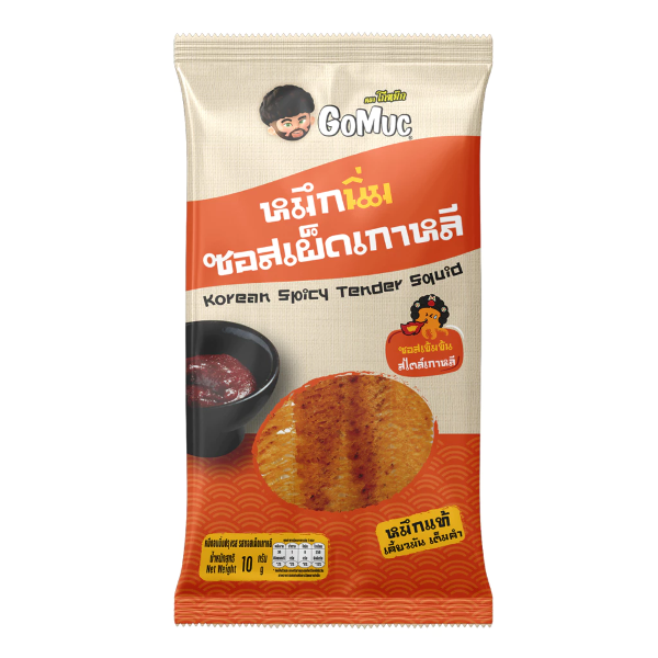Weich gebackener Tintenfisch mit koreanischer scharfer Sauce 10g