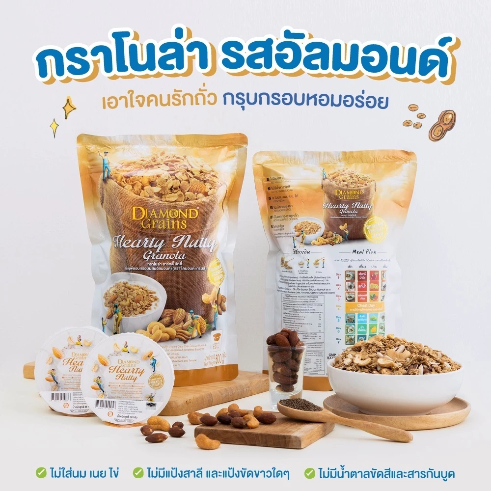 Granola Hearty Nutty 500g