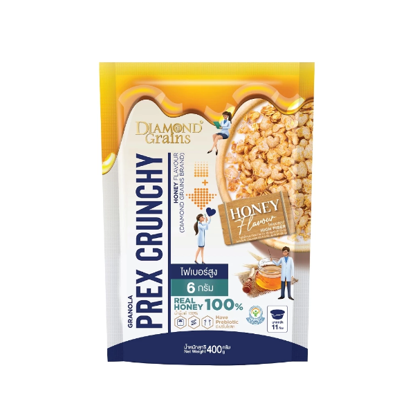 Prex Crunchy Granola Honey Flavor 400g