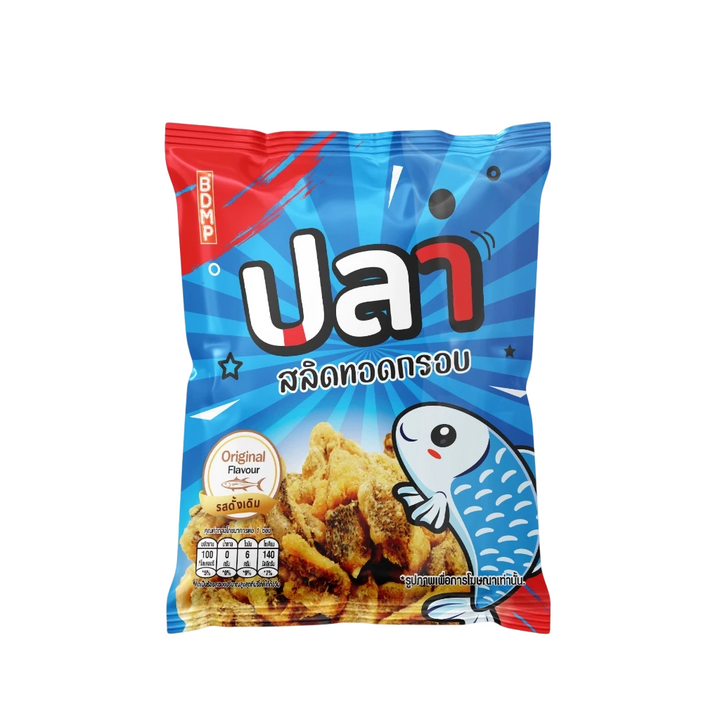 crispy fried salted fish snack original flavor 20g pack