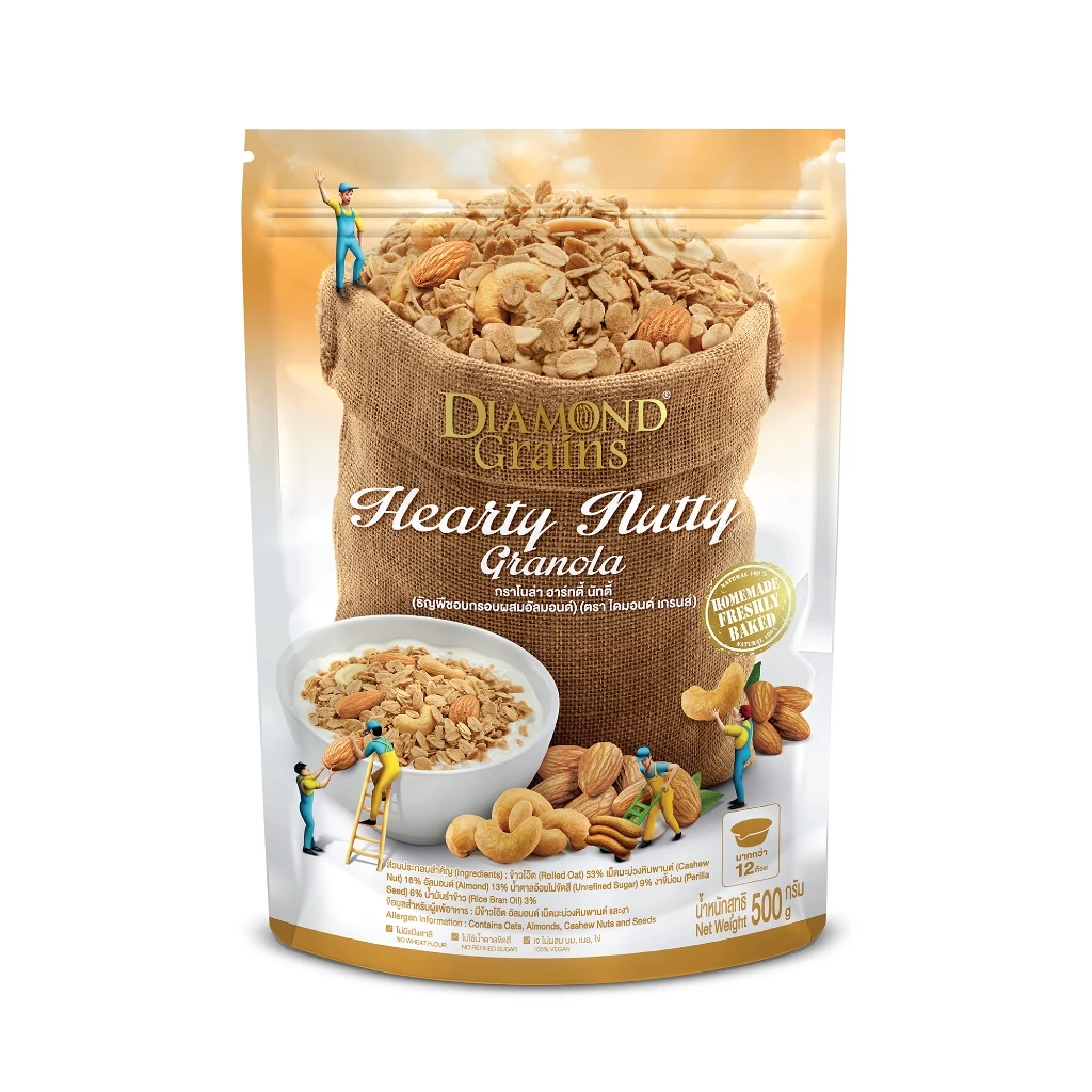 Granola Hearty Nutty 500g