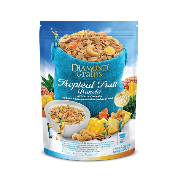 กราโนล่า ทรอปิคอล ฟรุ๊ต 500g